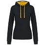 LADIES’ CONTRAST HOODED SWEATSHIRT - Kariban