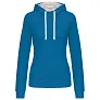  LADIES’ CONTRAST HOODED SWEATSHIRT - Kariban