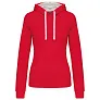  LADIES’ CONTRAST HOODED SWEATSHIRT - Kariban