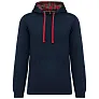  UNISEX CONTRAST PATTERNED HOODED SWEATSHIRT - Kariban