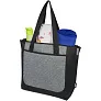 Reclaim GRS recycled two-tone zippered tote bag 15L - Bullet