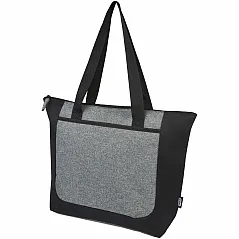 recycled two-tone zippered tote bag 15L - Bullet