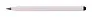 Ruloid inkless pen with ruler