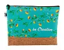 CreaBeauty Cork L RPET custom cosmetic bag