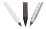 Ruloid inkless pen with ruler