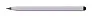 Ruloid inkless pen with ruler