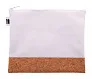 CreaBeauty Cork L RPET custom cosmetic bag