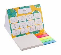 personalizirani kalendar s ljepljivim bilješkama