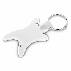 Keyring with headphone organiser