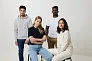  Iqoniq Torres recycled cotton hoodie undyed, natural raw - iqoniq