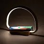  Desk lamp, bamboo wireless charger 10W