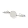  Retractable wheat straw charging and synchronization cable