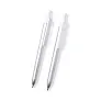 Recycled aluminium writing set, ball pen and roller ball pen