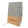 Layla Cork notebook A5 with ball pen