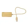 Kenzie B'RIGHT USB hub od bambusa