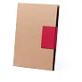  Memo holder, notebook approx. A5, sticky notes, ball pen