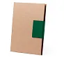  Memo holder, notebook approx. A5, sticky notes, ball pen