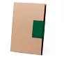  Memo holder, notebook approx. A5, sticky notes, ball pen