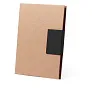  Memo holder, notebook approx. A5, sticky notes, ball pen