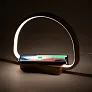  Desk lamp, bamboo wireless charger 10W