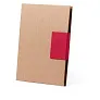  Memo holder, notebook approx. A5, sticky notes, ball pen