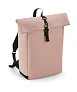  Matte PU Rolltop Backpack - Bagbase