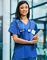 Ladies' Slip-on Tunic Essential Short Sl. - Karlowsky