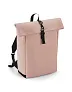  Matte PU Rolltop Backpack - Bagbase