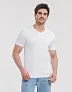  Men's Pure Organic V-Neck Tee - Russell Pure Organic