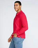 Premium Cotton Adult Double Piqué Polo LS - Gildan
