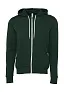  Unisex hoodie od poli pamuka s patentnim zatvaračem - Bella+Canvas