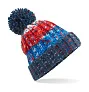  Corkscrew Pom Pom Beanie - Beechfield