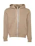  Unisex hoodie od poli pamuka s patentnim zatvaračem - Bella+Canvas