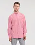  Men's LS Tailored Washed Oxford Shirt - Russell Collection
