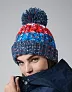  Corkscrew Pom Pom Beanie - Beechfield