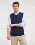  Adults' V-Neck Sleeveless Knitted Pullover - Russell Collection