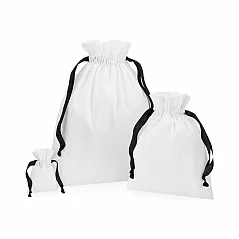 Cotton Gift Bag with Ribbon Drawstring - Westford Mill
