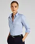  Women's Tailored Fit Stretch Oxford Shirt LS - Kustom Kit