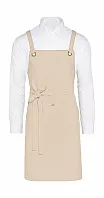 PROVENCE Crossover Eyelets Bib Apron with Pocket - SG Accessories - BISTRO (Ex JASSZ Bistro)