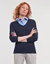  Ladies V-Neck Knitted Pullover - Russell Collection