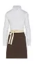  SANTORINI - Contrasted Bistro Apron with Pocket - SG Accessories - BISTRO (Ex JASSZ Bistro)