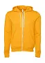  Unisex hoodie od poli pamuka s patentnim zatvaračem - Bella+Canvas