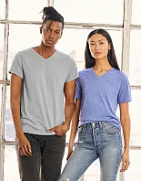 Triblend unisex kratka majica s V-izrezom - Bella+Canvas