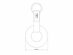 antistress keychain