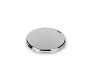 BLUSH shiny round metal mirror