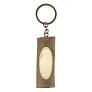 TEAK Wooden key chain