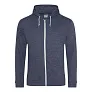  Siva zip hoodica - 225 g/m² - Just Hoods