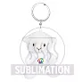 Colleen Plush sheep, keyring