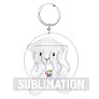 Colleen Plush sheep, keyring