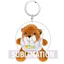 Hazel Plush teddy bear, keyring